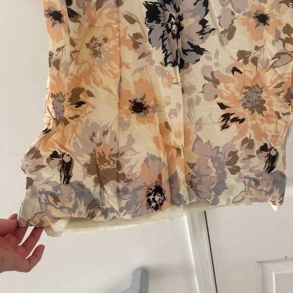 Beautiful Fossil Pastel 100% Silk Shift Dress, Zipper-back & Lined *EUC* - Picture 9 of 13